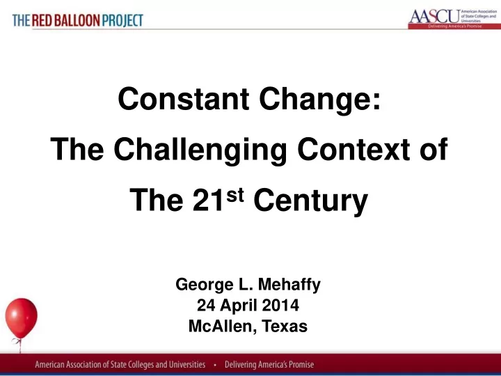 constant change