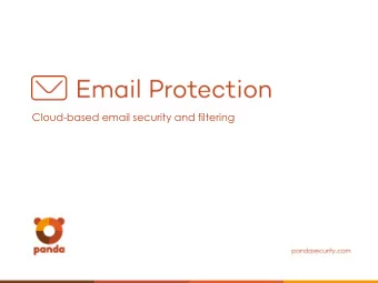 Cloud-based email security and filtering  Index  1.  Email Challenges in Corporate  Environments