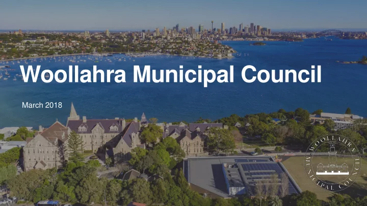 woollahra municipal council