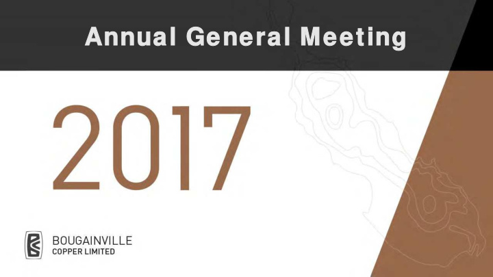 annual gener annual general al meeting meeting key