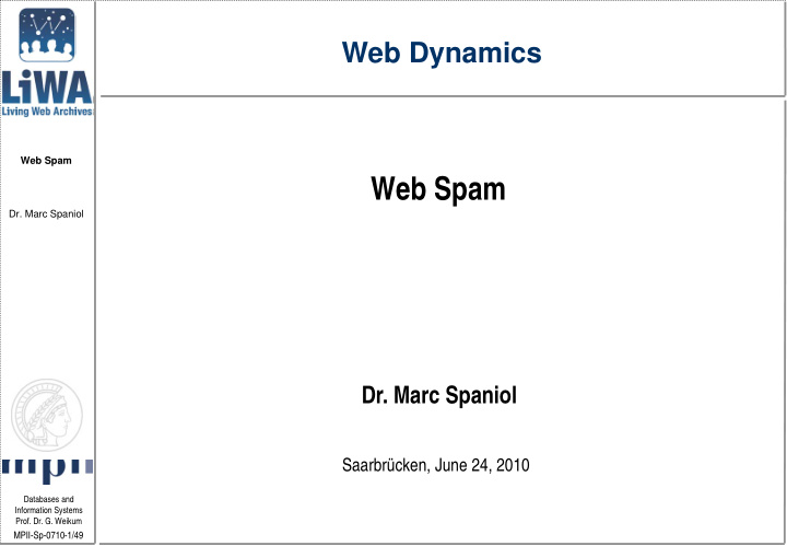 web spam