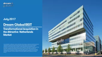 This presentation is dated July 17, 2017. A final base shelf prospectus containing important