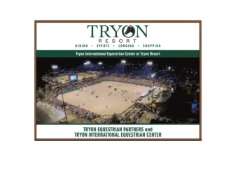 Our Vision  World Class Year Round Destination for all levels of sport and  all disciplines and