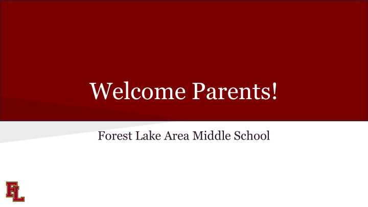 welcome parents