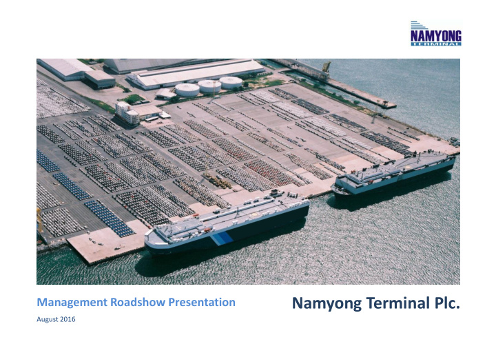 namyong terminal plc