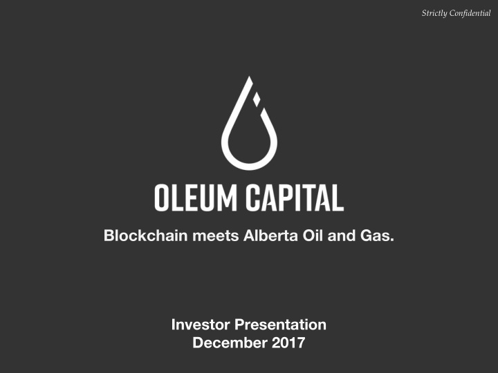blockchain meets alberta oil and gas
