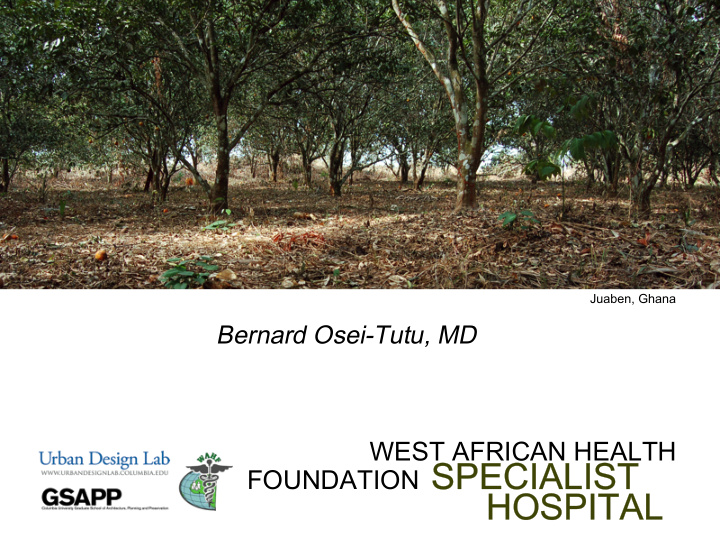 foundation specialist hospital the west african health