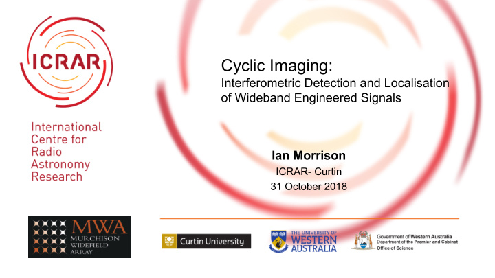cyclic imaging