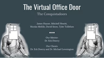 The Virtual Office Door  The Conquistadoors  James Hauser, Mitchell Hewitt,  Nicolas Melillo, David