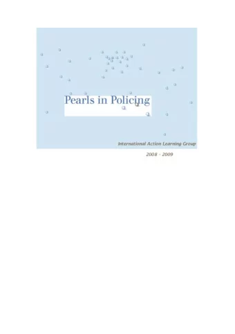 Introduction  Those of you who sit before us are the top law enforcement officials from police and