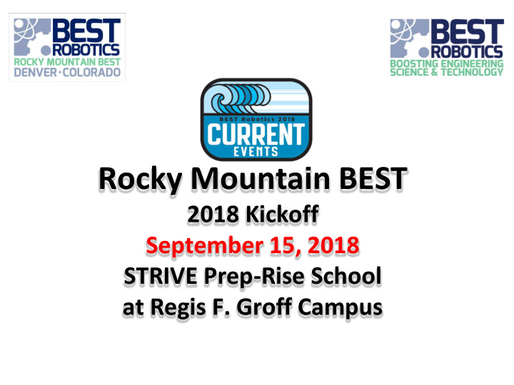 rocky mountain best 2018 kickoff september 15 2018 strive