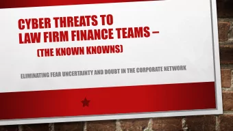 YOUR SPEAKER   2016 CHIEF SECURITY OFFICER  PRAETORIAN CONSULTING INTERNATIONAL (CYBER