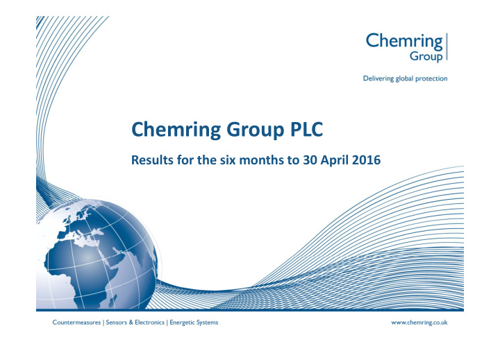 chemring group plc