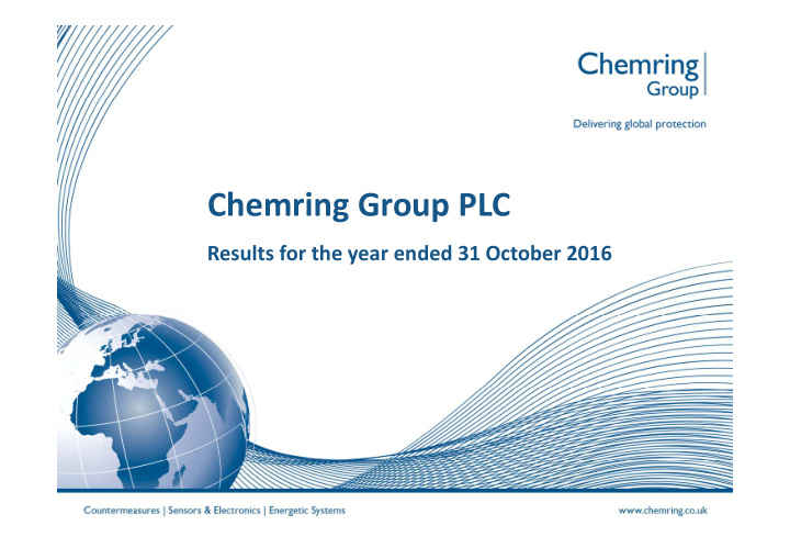 chemring group plc