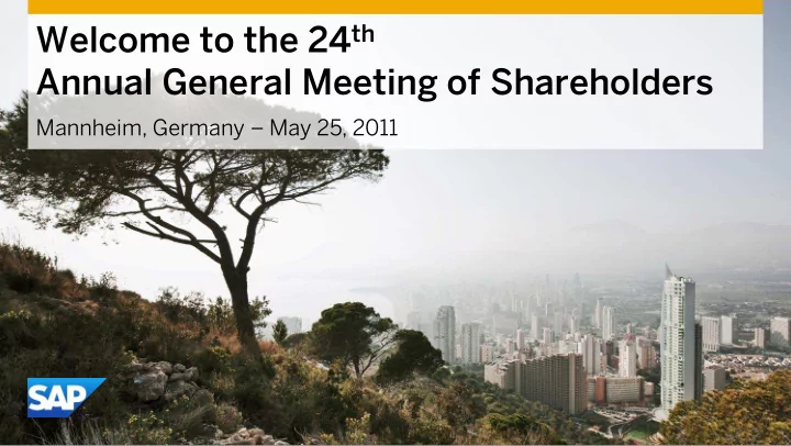 annual general meeting of shareholders