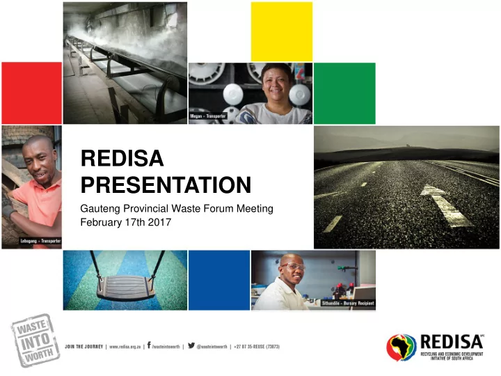 redisa presentation