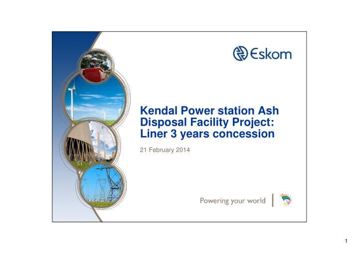 kendal power station ash disposal facility project liner