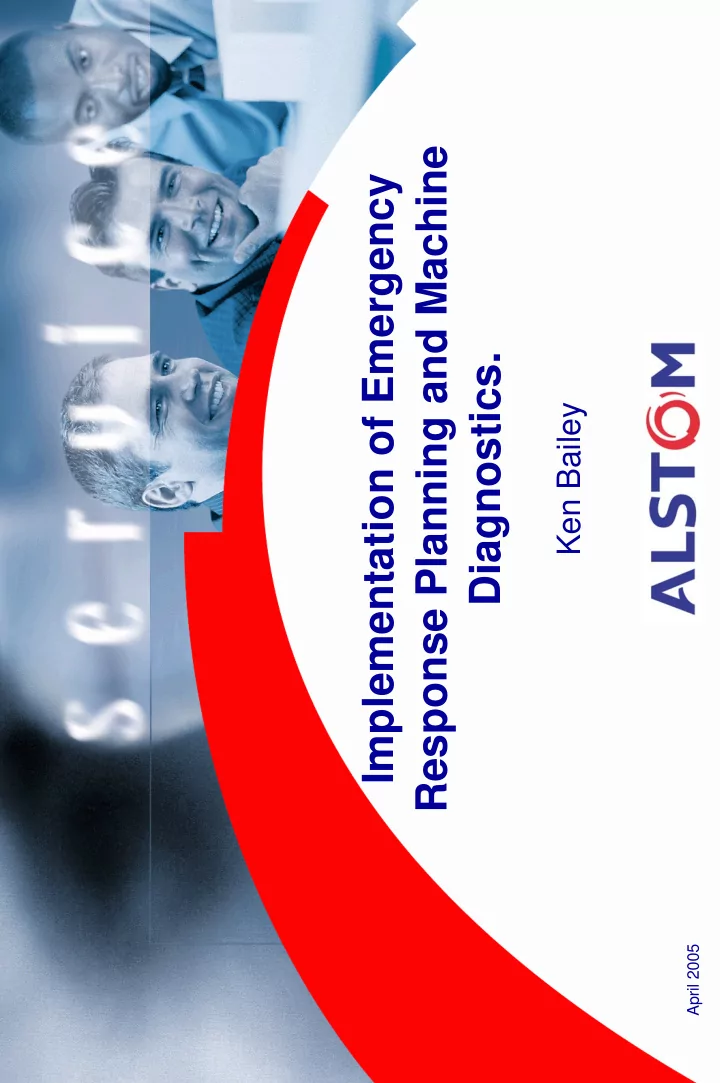 response planning and machine implementation of emergency