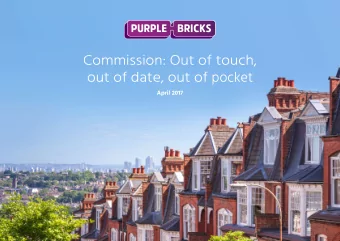 Commission: Out of touch, out of date, out of pocket  April 2017  Commission: Out of touch, out of