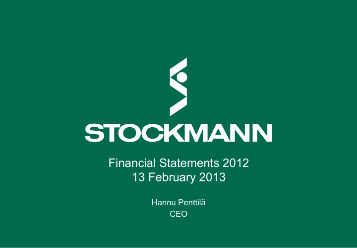financial statements 2012 13 february 2013