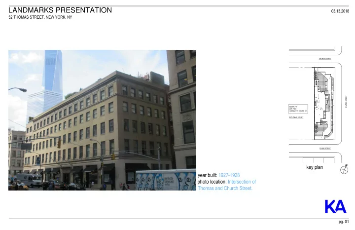 landmarks presentation