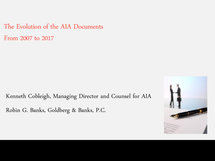 kenneth cobleigh managing director and counsel for aia