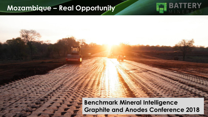 mozambique real opportunity