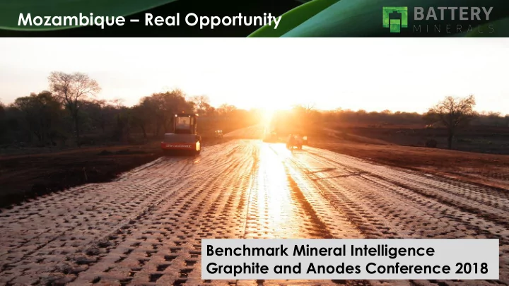 mozambique real opportunity