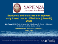 etoricoxib and anastrozole in adjuvant early breast