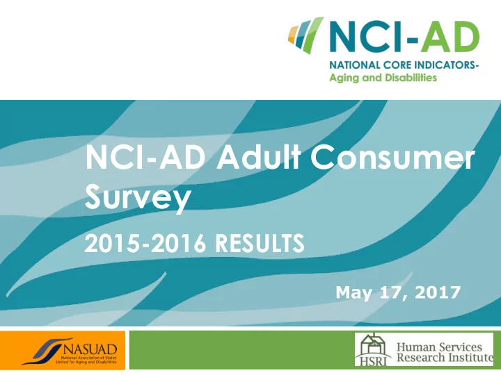 nci ad adult consumer