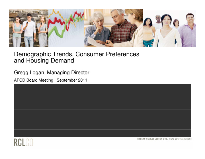 demographic trends consumer preferences and housing demand