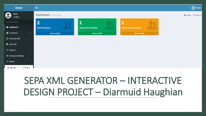 desig ign project dia iarmuid id haughian