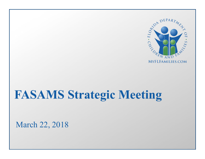 fasams strategic meeting
