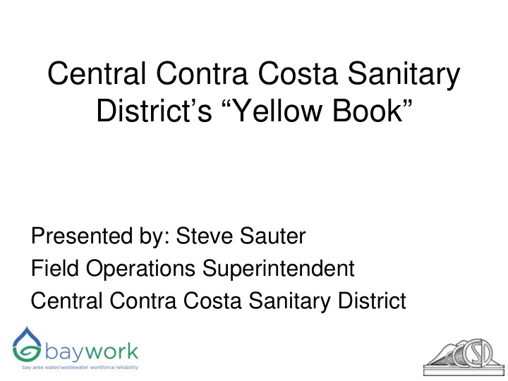 central contra costa sanitary