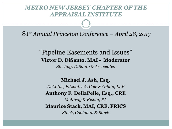 pipeline easements and issues