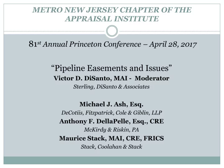 pipeline easements and issues