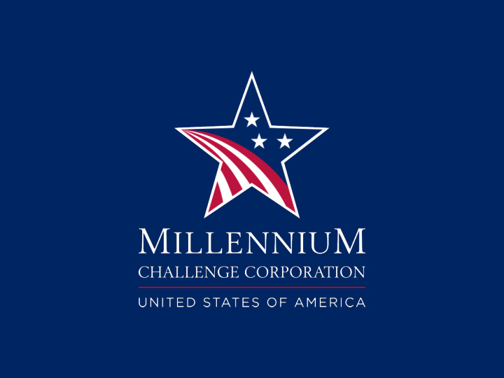 the millennium challenge corporation is a u s government