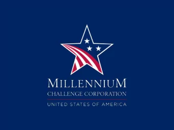 The Millennium Challenge Corporation is a U.S. Government  agency designed to reduce poverty