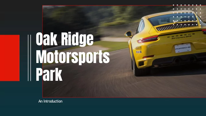 motorsports park