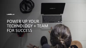 TECHNOLOGY + TEAM  FOR SUCCESS  Dan Hoskin  inson  PRESENTER  Busin  iness Develo  lopm  pment  t