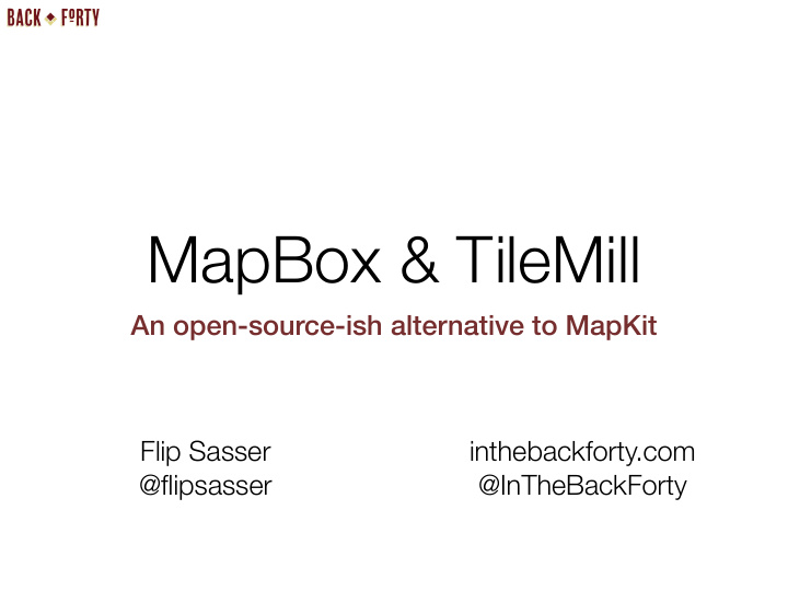 mapbox tilemill