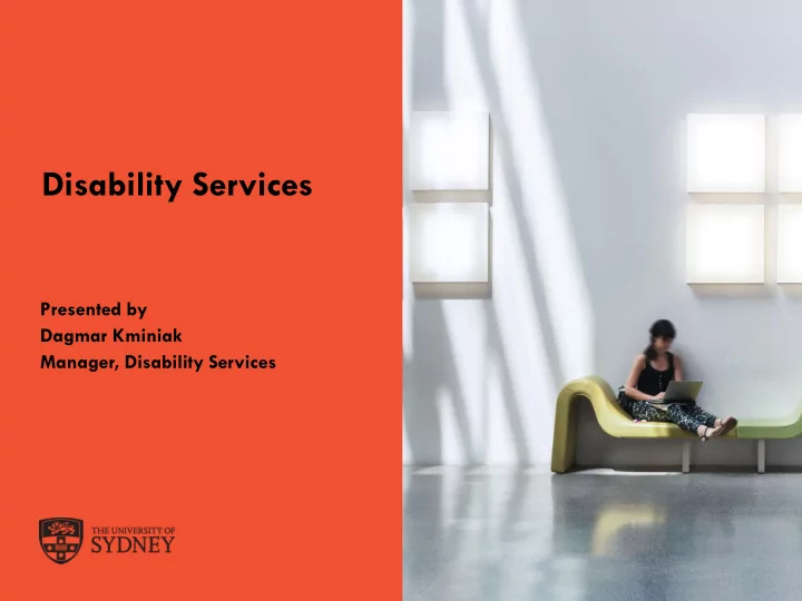 disability services
