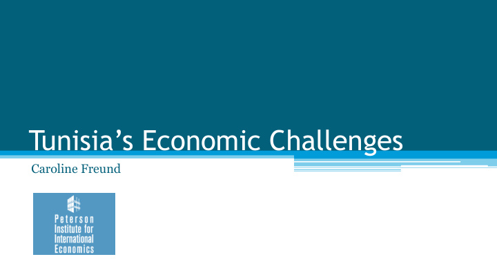 tunisia s economic challenges