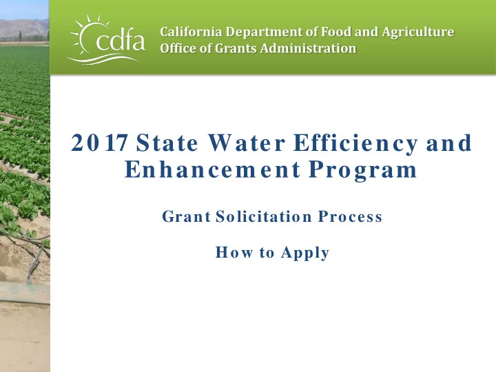 20 17 state water efficiency and enhancem ent program