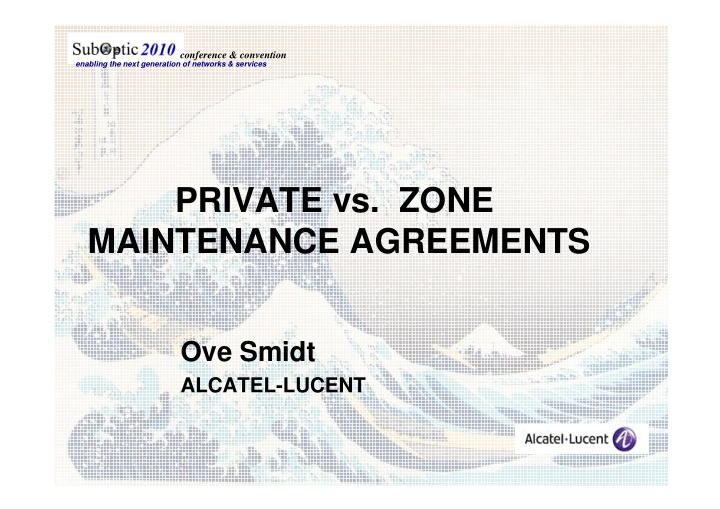private vs zone maintenance agreements maintenance