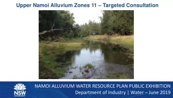 Source: Connected Water, Commonwealth Government Surface Water  Groundwater Interaction