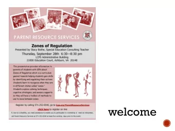 welcome  I created The Zones of Regulation (The Zones) to help us do just that:  support people