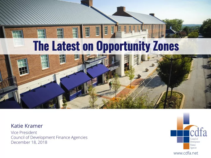 the he latest test on on op opportun ortunity ity zo zones