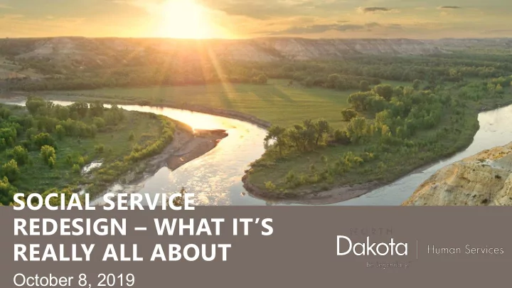 social service redesign what it s really all about