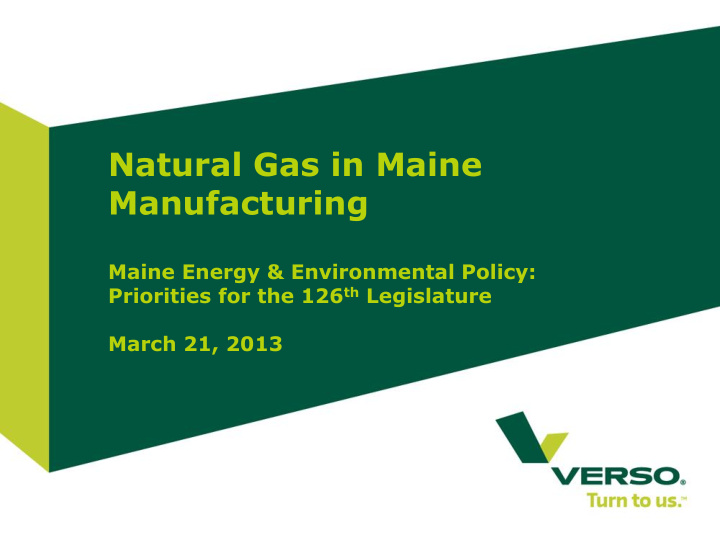 natural gas in maine